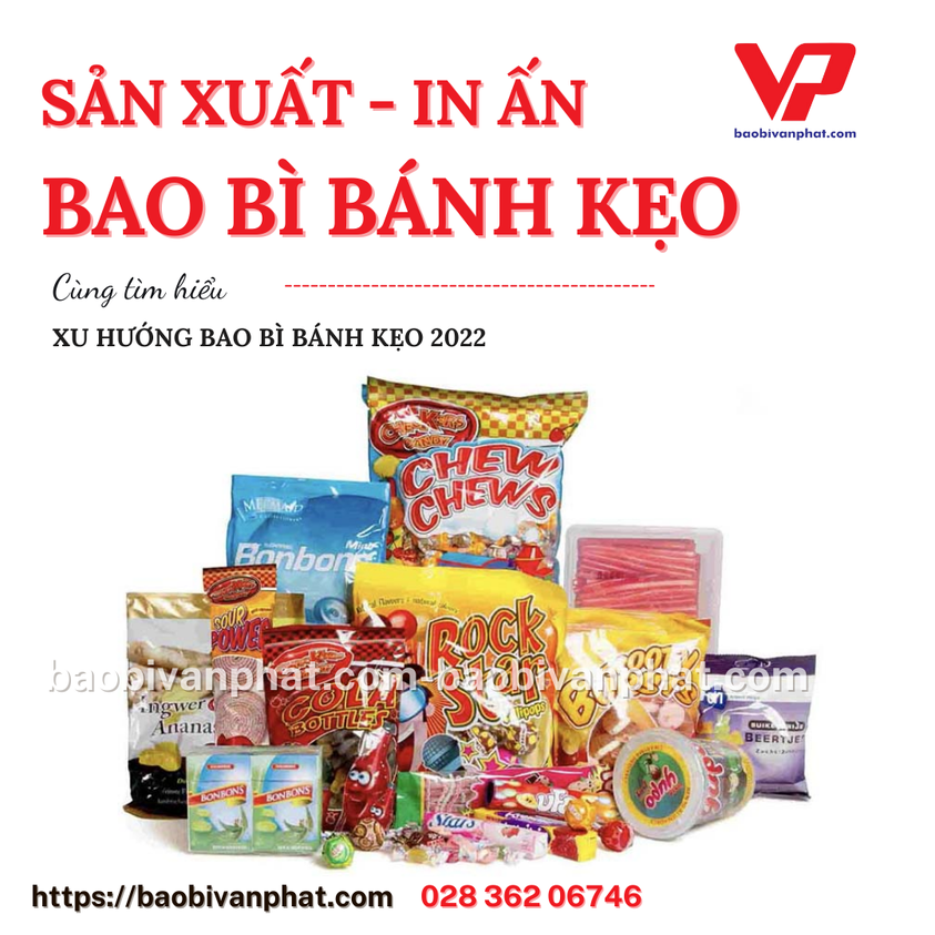 Xu Hướng Bao Bì Bánh Kẹo 2022