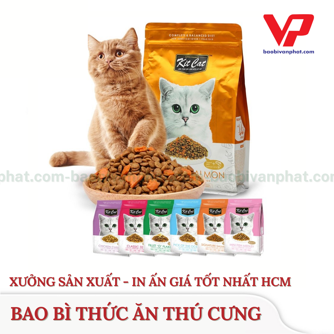 Xưởng Sản Xuất Bao Bì Thức Ăn Cho Thú Cưng